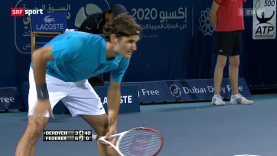 Dubai 2013: Halbfinal Federer - Berdych