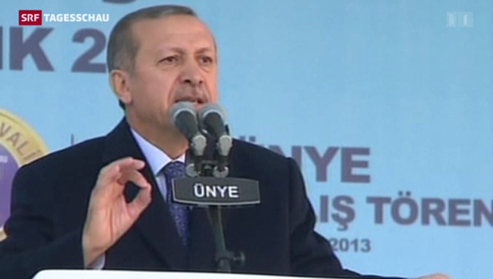 Türkischer Ministerpräsident Erdogan unter Beschuss