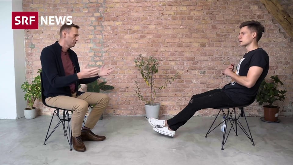 Archiv: Nawalnys erstes Video-Interview nach seiner Vergiftung 