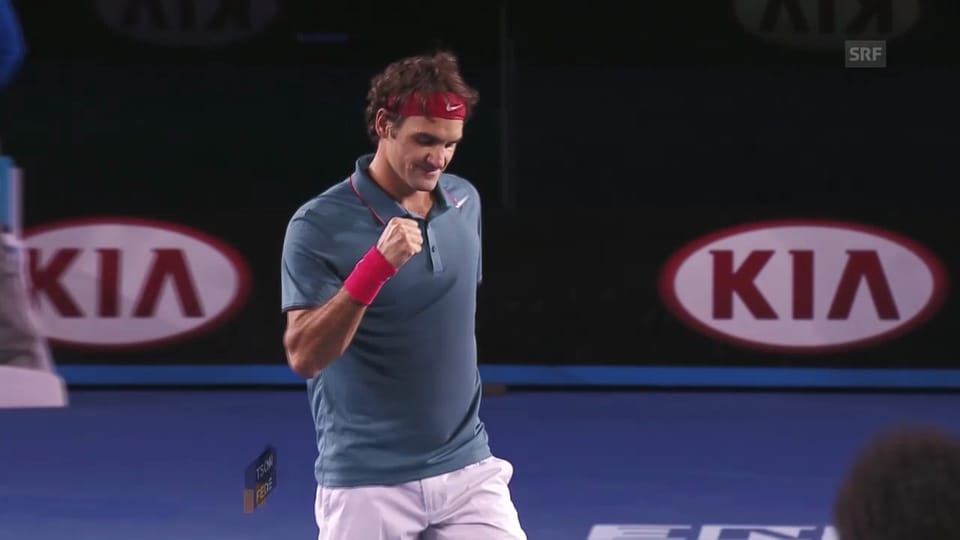 Highlights Federer - Tsonga («sportlive», 20.1.14)