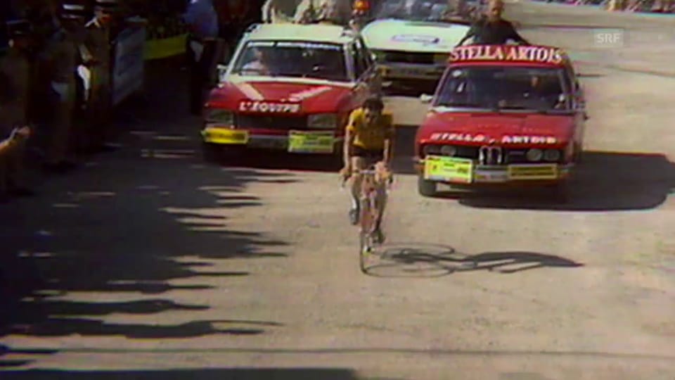 Die Niederlage von Eddy Merckx in Pra Loup (O-Ton französisch)