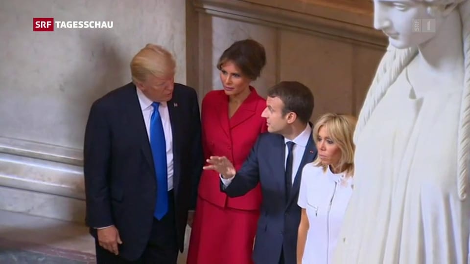 US-Präsident Trump in Paris