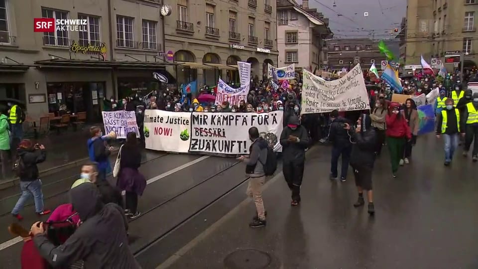Wieder Klimademo in Bern