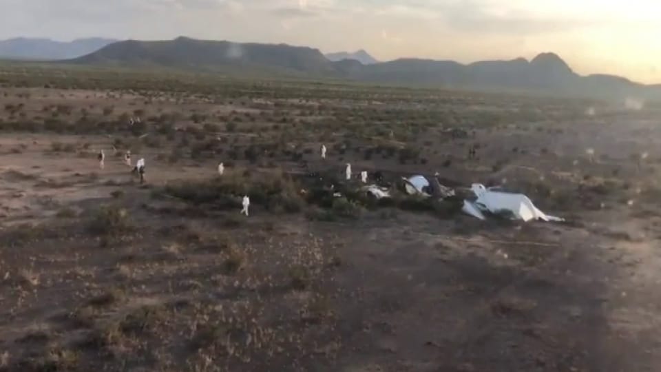 Flugzeug in Mexiko abgestürzt (unkomm.)