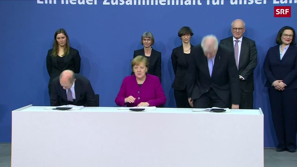 Neue grosse Koalition in Deutschland ist besiegelt