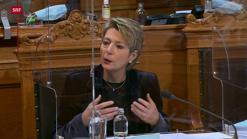 Karin Keller-Sutter: «Der Bundesrat will vor übertriebenen Erwartungen warnen»