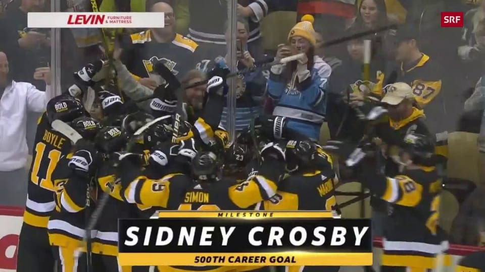 Crosby trifft in der NHL zum 500. Mal