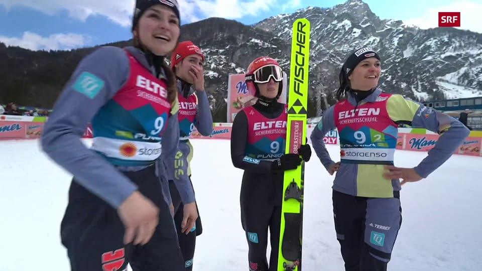 Deutschland holt Team-Gold im Skispringen