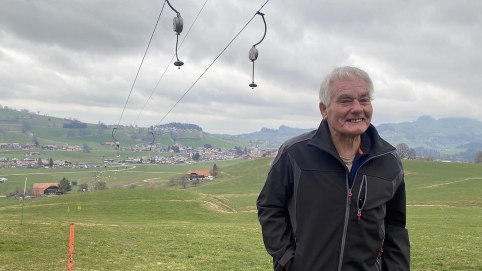 Ernst Zbinden: Seit 50 Jahren am Skilift in Plaffeien (FR)