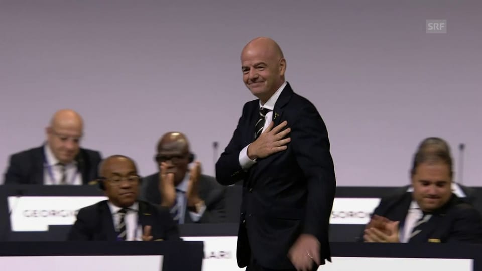 Aus dem Archiv: Infantino bleibt Fifa-Präsident