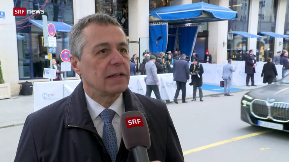 Aussenminister Cassis an Münchner Sicherheitskonferenz