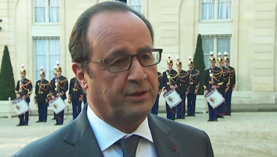 Hollande zum Tode von Schmidt (französisch)
