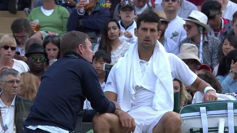 Bittere Aufgabe Djokovics in Wimbledon