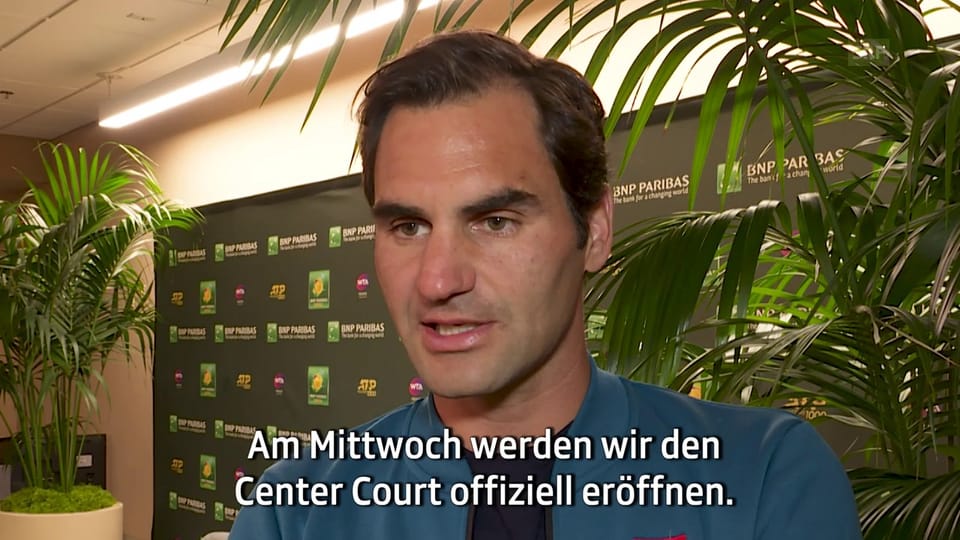 Federer über sein Programm in Miami