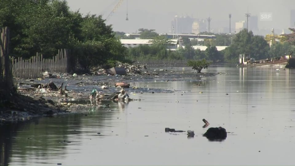 Verschmutztes Wasser in Rio