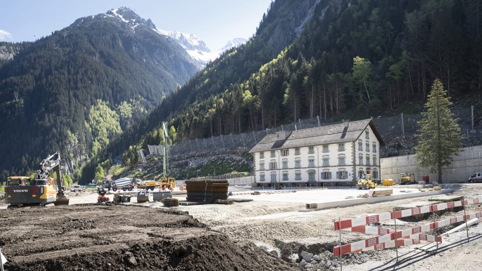 Göschenen sieht neue Gotthard-Grossbaustelle als Chance