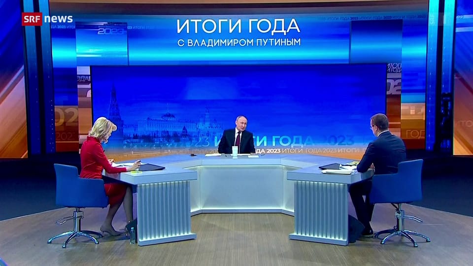 Medienspektakel: Präsident Putin beantwortet Fragen