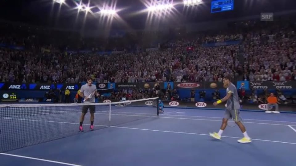Tennis: Highlights Federer - Tsonga («sportlive»)