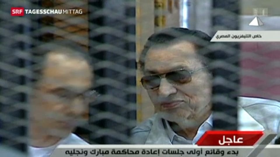 Mubarak-Prozess beginnt zum dritten Mal (TS, 11.5.2013)