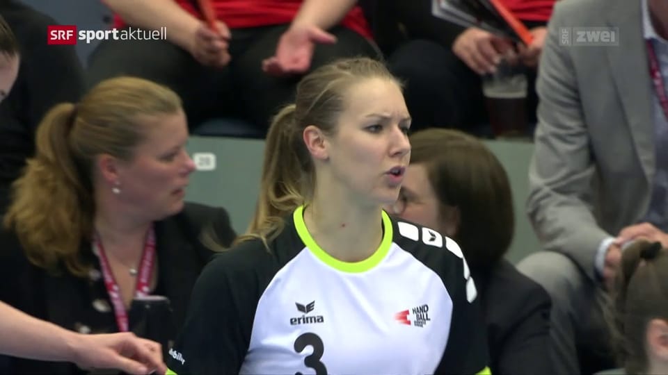 Schweizer Handballerinnen gegen Dänemark chancenlos