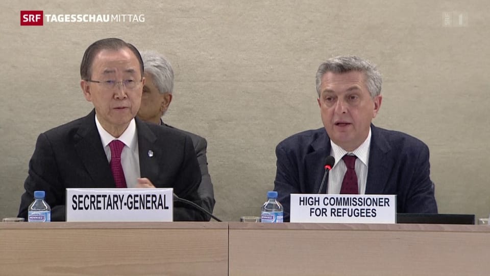 Ban Ki-Moon: Syriens Nachbarländer sollen mehr helfen