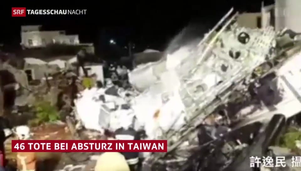 Flugzeugabsturz auf Taiwan