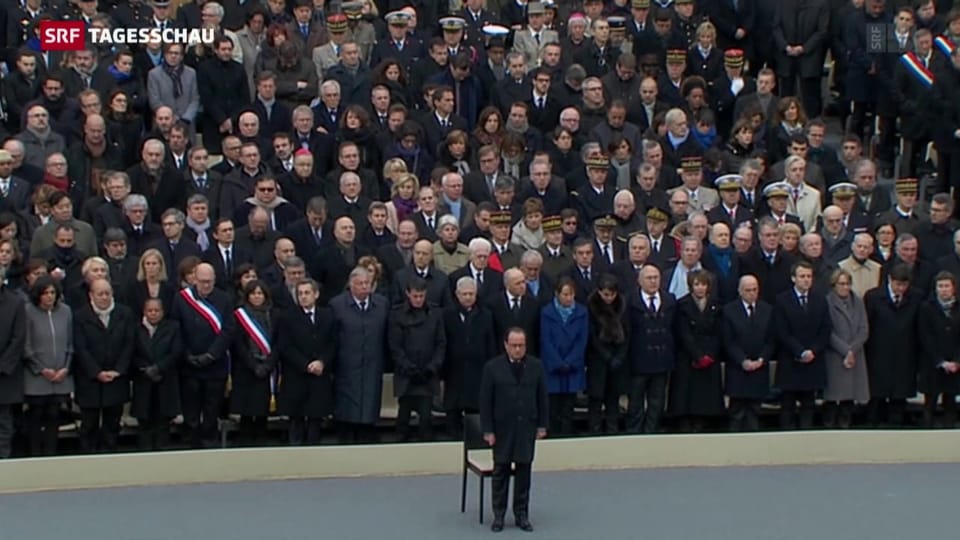 Bewegendes Gedenken für Pariser Terroropfer