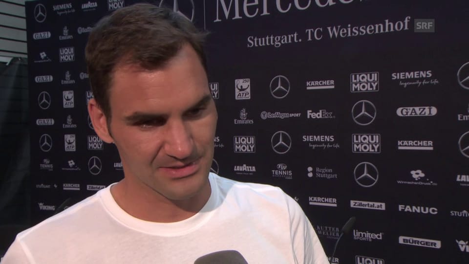 Federer: «Der Match hat zu einfach begonnen»