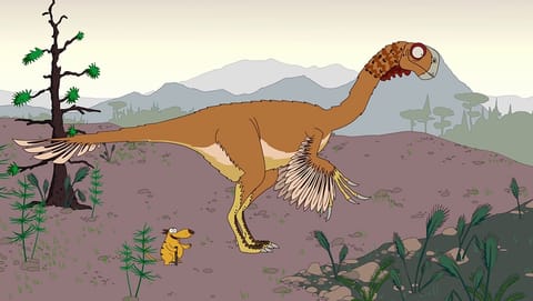 Ralph und die Dinosaurier: Gigantoraptor (7/26) 