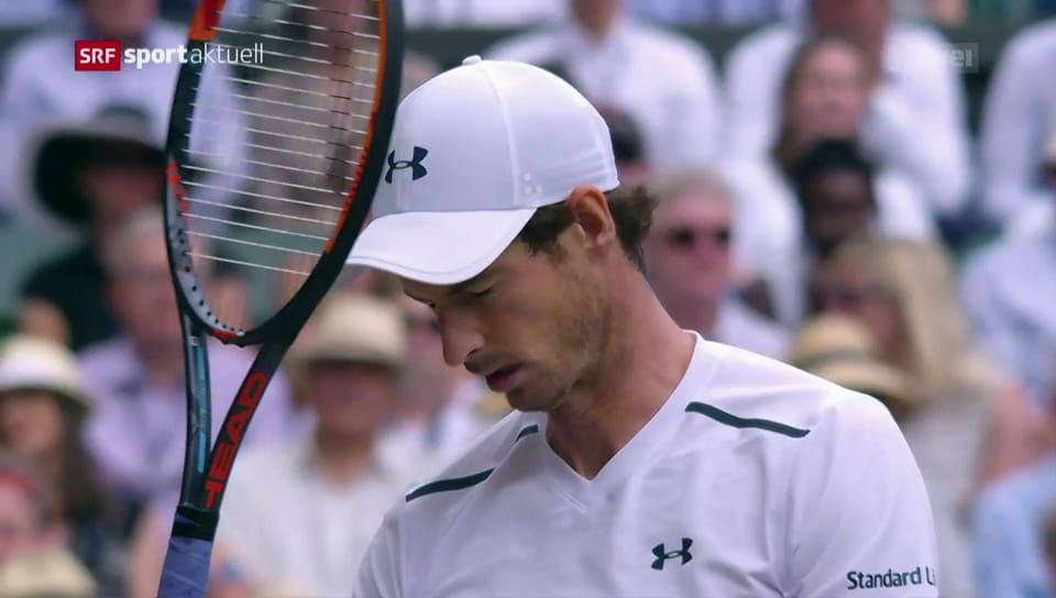 Als es Djokovic und Murray 2017 in Wimbledon erwischte