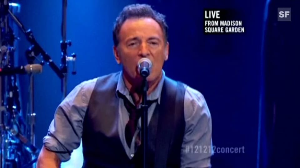 Bruce Springsteen eröffnete das Benefiz-Konzert (unkomm.)