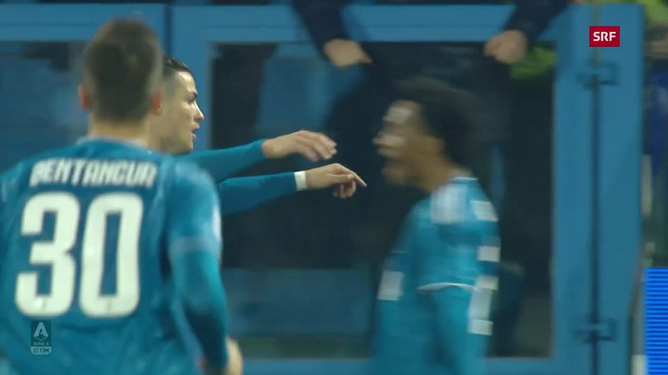 Ronaldo trifft, Juve jubelt