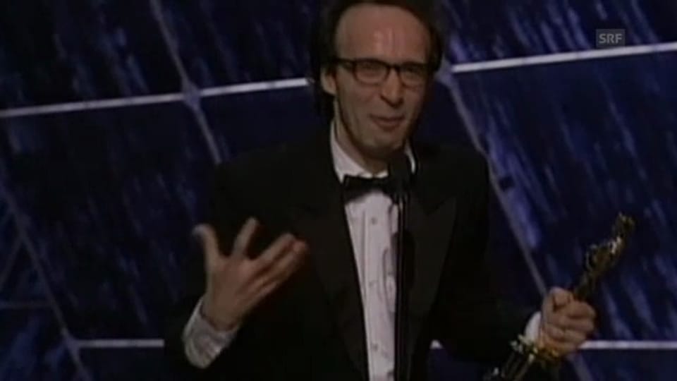 Roberto Benignis durchgedrehte Oscar-Rede (1999)