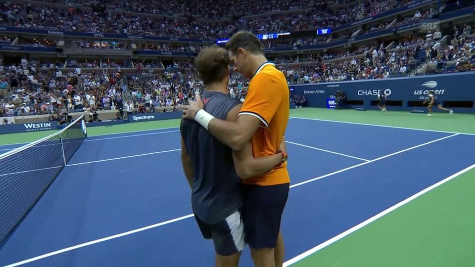 US Open: Nadal muss gegen Del Potro aufgeben