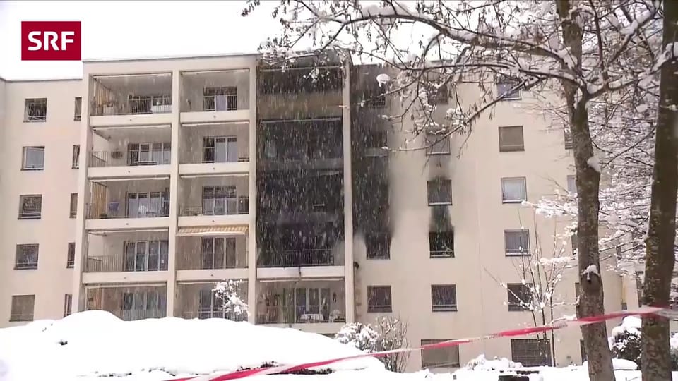 Drei Tote bei Wohnungsbrand in Chur