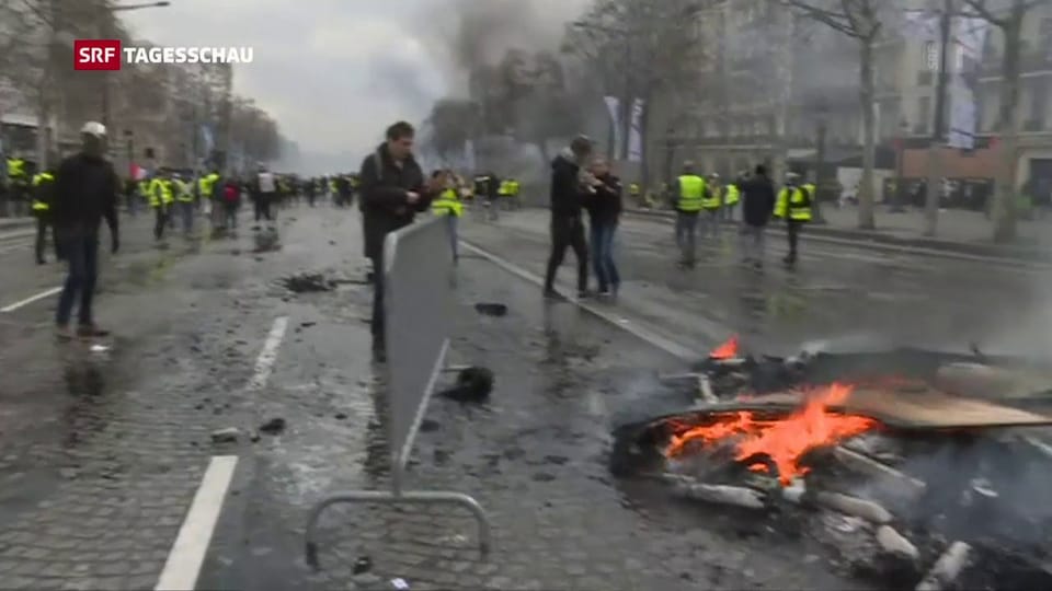 Neue Gewaltszenen in Paris