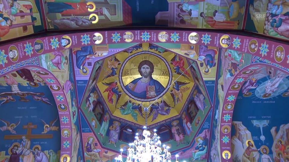 Einblick in die serbisch-orthodoxe Kirche Belp