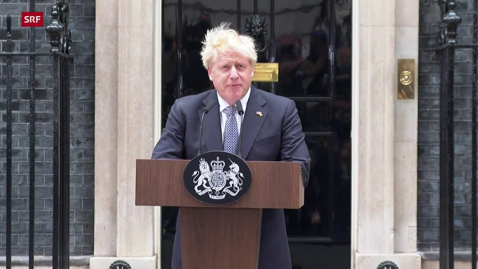Premierminister Boris Johnson: «Ich möchte im Amt bleiben, bis meine Nachfolge geregelt ist» (engl.)