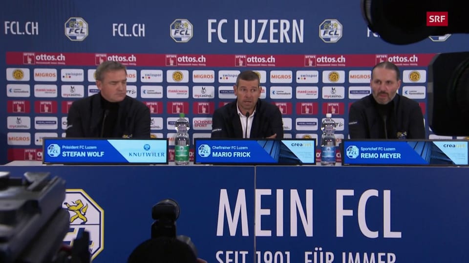Archiv: Luzern präsentiert Frick als neuen Trainer