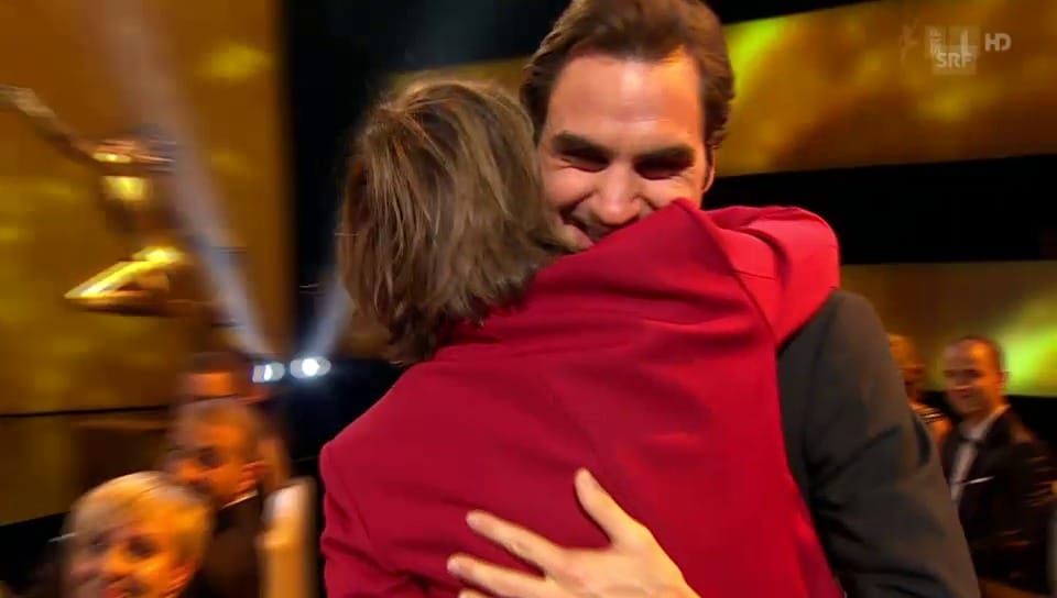 Sports Awards: Nannini umarmt Federer