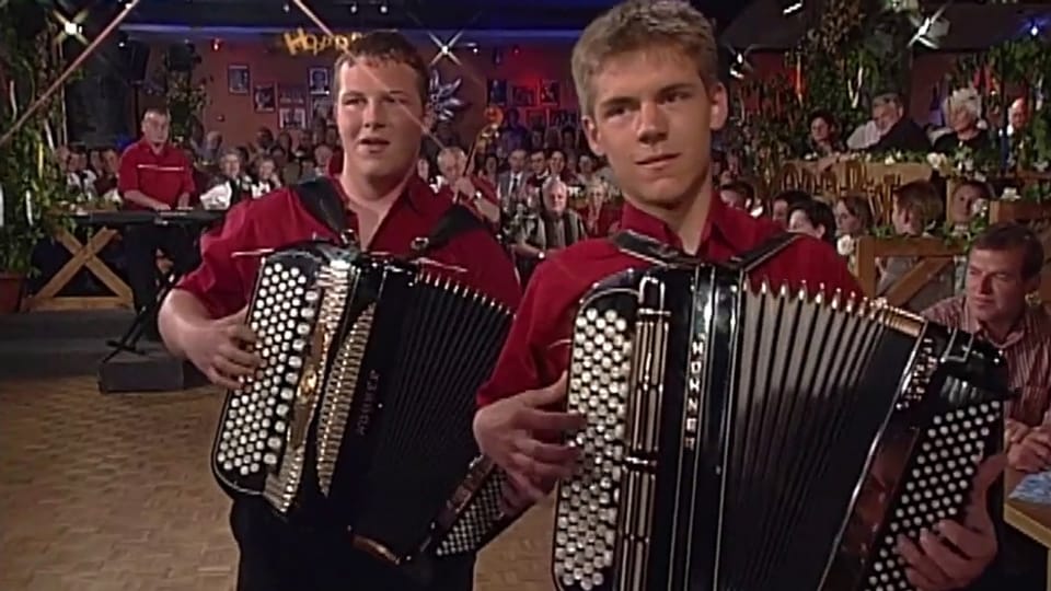 Akkordeonduo Röbi und Simon («Hopp de Bäse!» 17.05.2003)