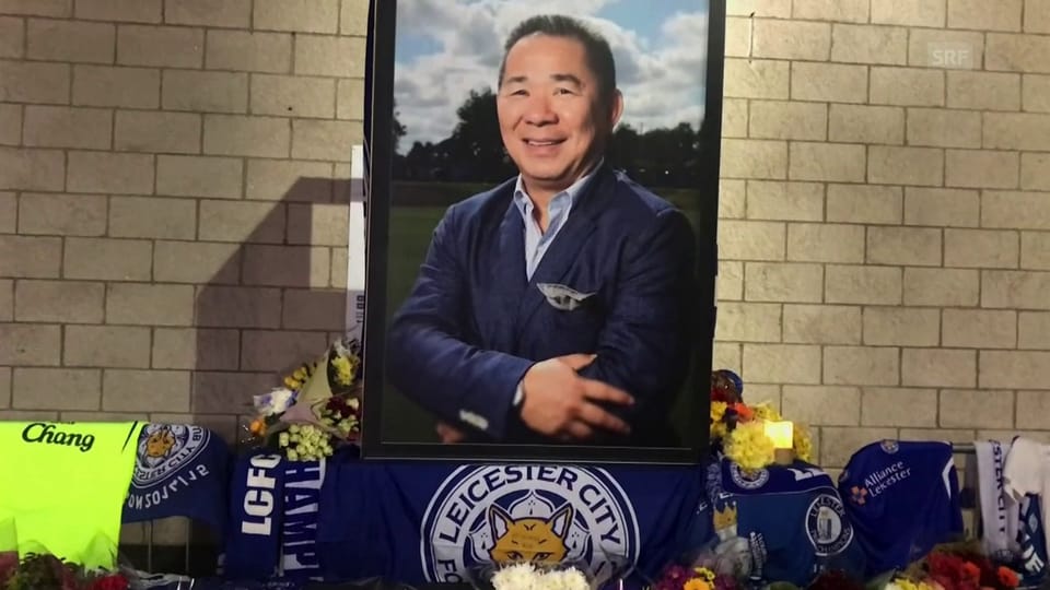  Grosse Trauer um Leicester-Präsident