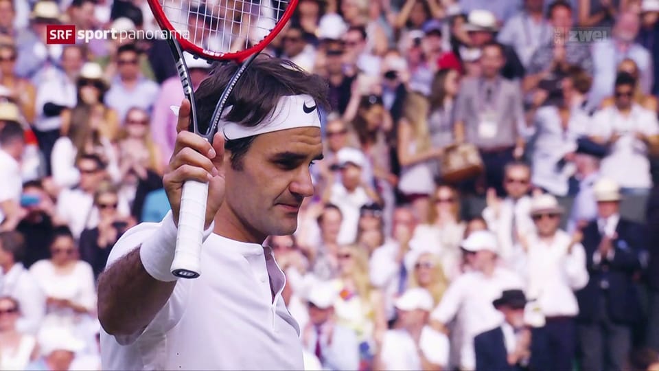 Federer blickt voraus auf die 2. Wimbledon-Woche