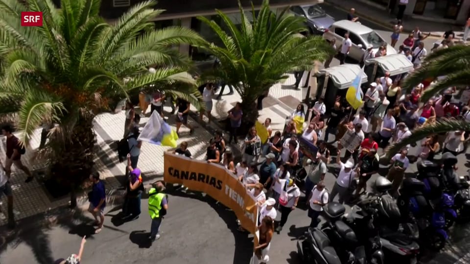 Proteste gegen Massentourismus auf den kanarischen Inseln