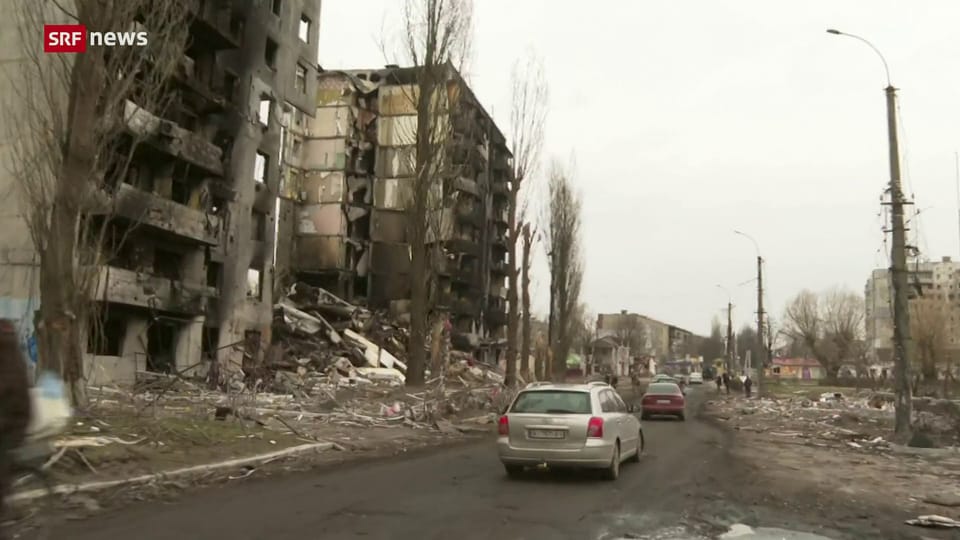 Nach Abzug russischer Truppen liegt Borodjanka in Trümmern