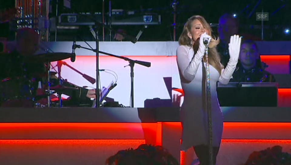 Mariah Carey beehrt die Weihnachts-Show im Weissen Haus