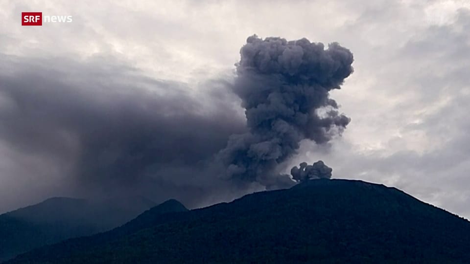 Vulkan in Indonesien ausgebrochen