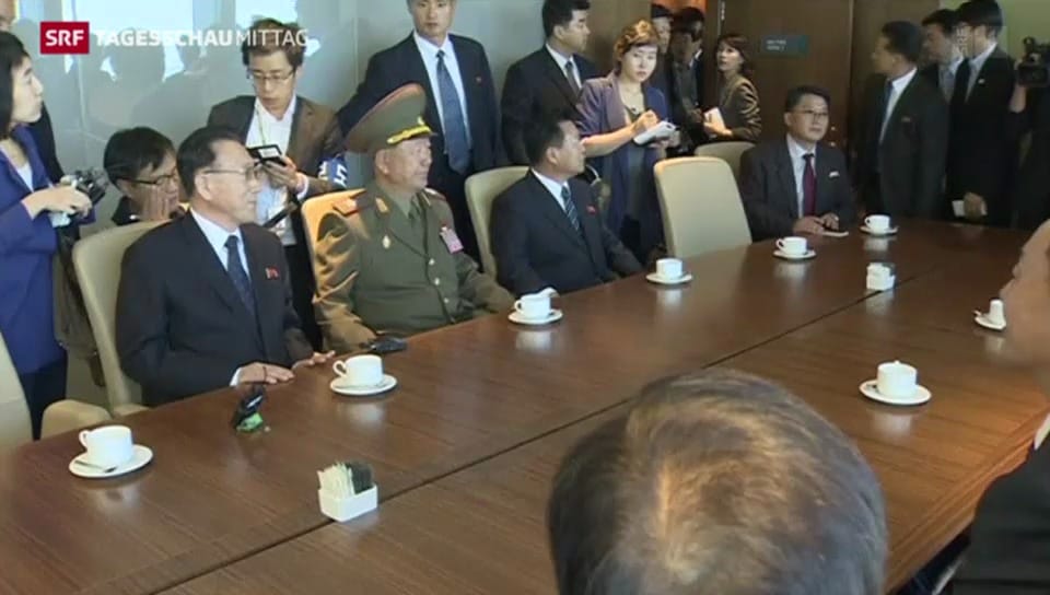 Besuch von Nordkoreanern in Südkorea