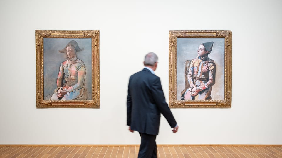 Zwei der drei Harlekines von Picasso sind im Kunstmuseum Basel zu sehen.