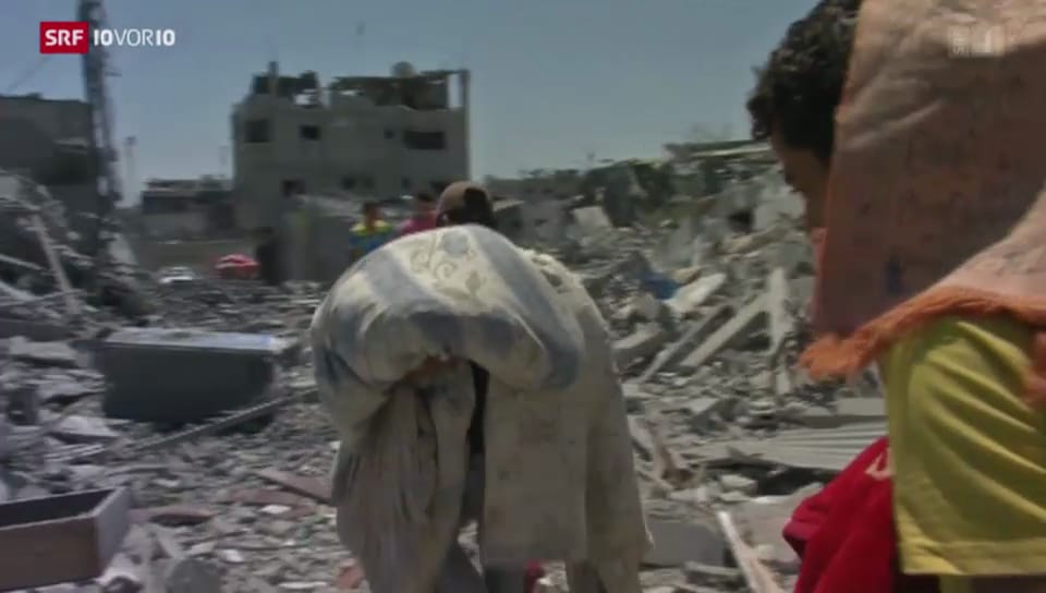 Waffenstillstand in Gaza: Rückkehr in die Trümmer - 10 vor 10 - Play SRF